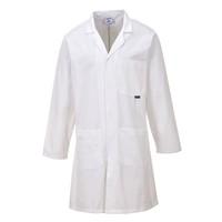 Portwest C851WHRXS Standard Coat, Regular, X-Small, White