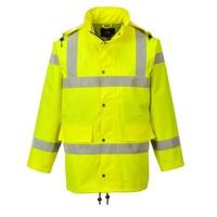 Portwest RT60YERM Series RT60 Hi-Vis Breathable Jacket, Regular, Size: Medium, Yellow