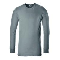 portwest b123grrm thermal t shirt long sleeve regular size medium grey