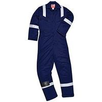 portwest padded antistatic coverall navy xl