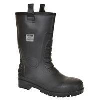 Portwest FW75BKR37 Series FW75 Neptune Rigger Boot, S5 CI, Regular, Size: 37, Black