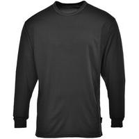 Portwest B133BKRXL X-Large Thermal Base Layer Top - Black