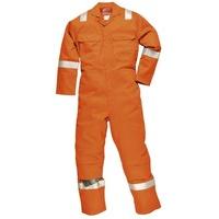 portwest biz5orrm bizweld iona coverall regular size medium orange