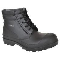 Portwest FW45BKR41 PVC Boot, S5, Regular, Size: 41, Black