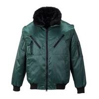 Portwest PJ10GNRL Series PJ10 Pilot Jacket, Regular, Size: Large, Green