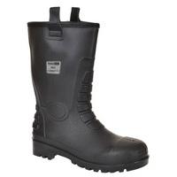 Portwest FW75BKR38 Series FW75 Neptune Rigger Boot, S5 CI, Regular, Size: 38, Black