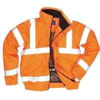 Portwest RT62YERS Series RT62 Hi-Vis Breathable Bomber Jacket, Size: Small, Yellow