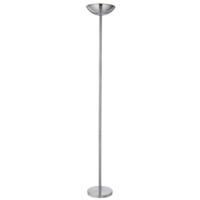 Powerful and Dimmable Low Energy Satin Chrome Floor Lamp Uplighter