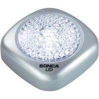 Portable mini light LED Basetech 572455 Silver