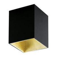 polasso aluminium blackgold ceiling light