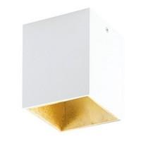 Polasso Aluminium White/Gold Ceiling Light