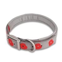 Poppy Paws Grey Dog Collar