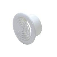 polypipe 100mm round ceiling diffuser vent white