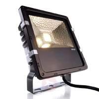 Powerful LED outdoor flood spotlight , warm w.