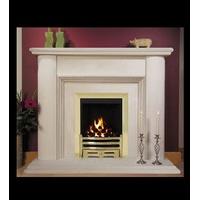 Portman Tamariz Limestone Fireplace