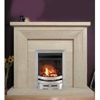 Portman Tavira Limestone Fireplace