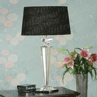 Porter Rhodes Table Lamp with Black Shade