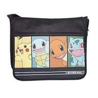 Pokemon Starting Characters Messenger Bag Black/dark Blue (mb290211pok)