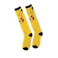 Pokemon Woman\'s Pikachu Knee High Socks One Size Yellow/black (kh021005pok)