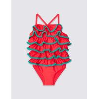 Pom Pom Frill Swimsuit (0-5 Years)