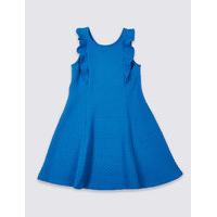 Ponte Textured Dress (3-14 Years)