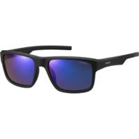 Polaroid PLD3018/S DL5/JY (matt black/grey blue mirror polarized)