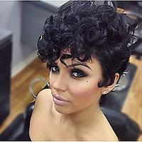 Popular Short Wig Black Curly Synthetic Wigs For Afro Women