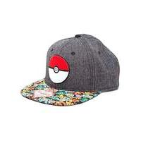 pokemon 3d pokeball snapback cap