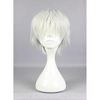 Popular Tokyo Ghoul Ken Kaneki 30cm Short Silvery Grey High Quality Synthetic Cosplay Wig