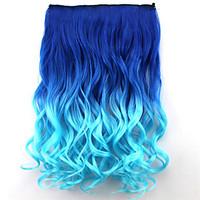 popular new style double color curly synthetic hair extention