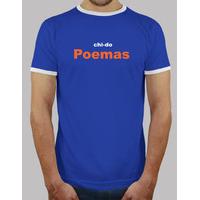 poems boy retro style royal blue and white