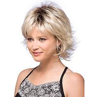 Popular Short Wig Blonde Color Curly Synthetic Wigs For Afro Women
