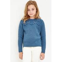 Pom Pom Loose Knit Sweater (Kids)