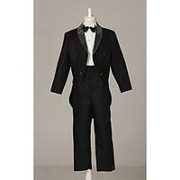 Polester/Cotton Blend Ring Bearer Suit - 4 Pieces Includes Jacket / Shirt / Pants / Bow Tie