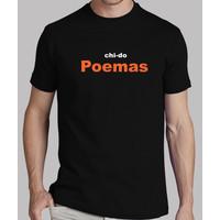 poems - boy manga short, black, extra quality