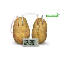 potato powered digital clock