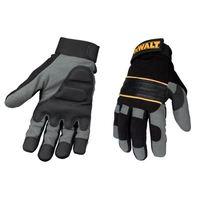 Power Tool Gel Gloves Black / Grey DPG33L