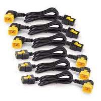 power cord kit 6 ea locking c19 to c20 90 degree 12m