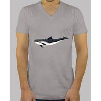 porpoise man manga short beak long neck gray melange