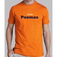 poems - boy, retro style orange and black