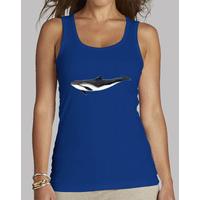 porpoise woman without sleeves royal blue