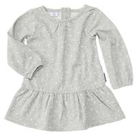 polka dot baby dress grey quality kids boys girls