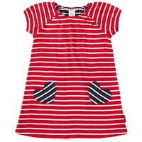 pop stripe girls dress red quality kids boys girls