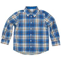 Poplin Shirt - Blue quality kids boys girls