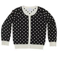 Polka-dot Cardigan - Black quality kids boys girls