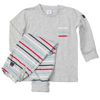 Po.p Stripe Kids Pyjamas - Grey quality kids boys girls