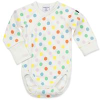 Polka Dot Newborn Baby Bodysuit - White quality kids boys girls
