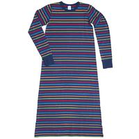 Po.p Stripe Woman Nightdress - Blue quality kids boys girls