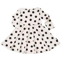 polka dot baby dress grey quality kids boys girls