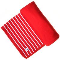 Po.p Stripe Blanket/shawl - Red quality kids boys girls